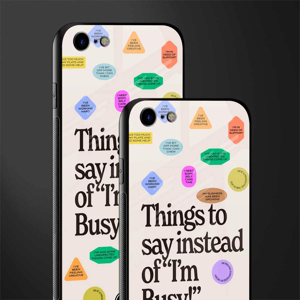 10 Things To Say Phone Case for IPhone 8 | Glass Case