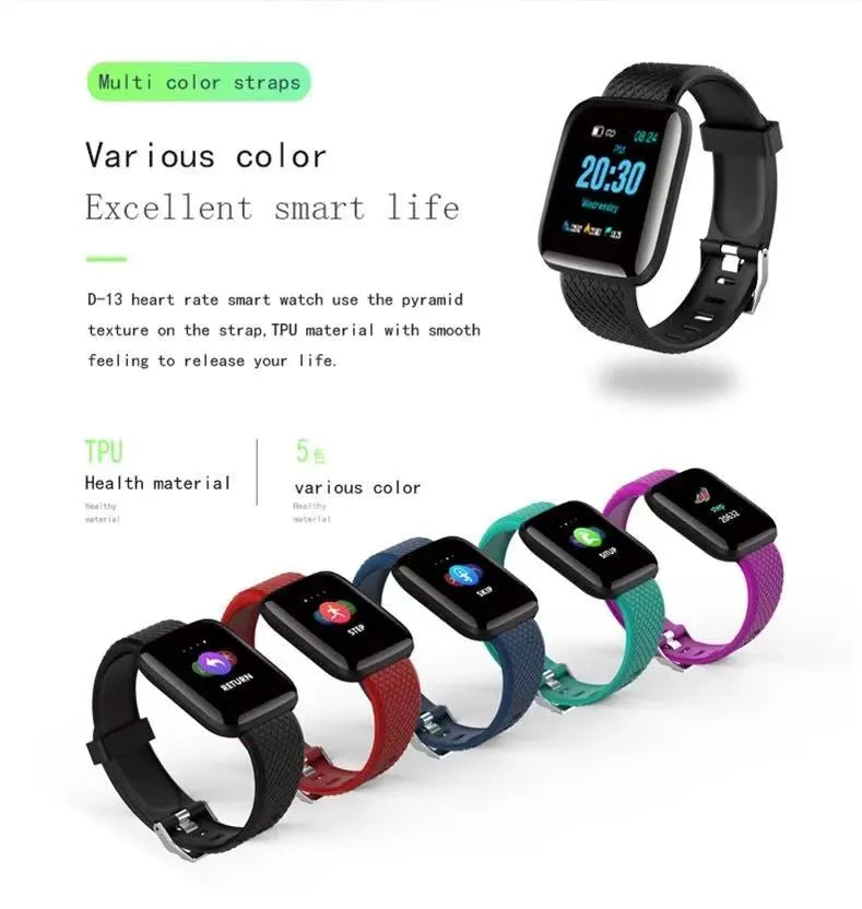 116plus Pedometer Smart Watch