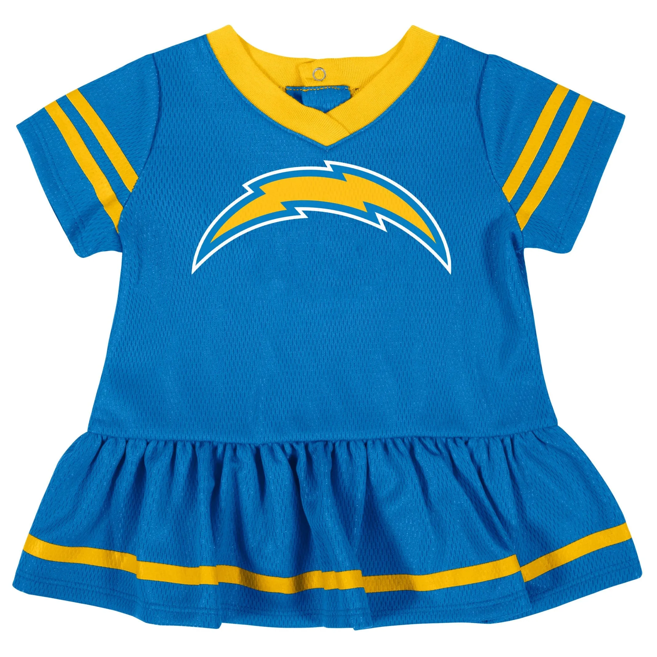 2-Piece Baby Girls Chargers Dress & Diaper Cover Set