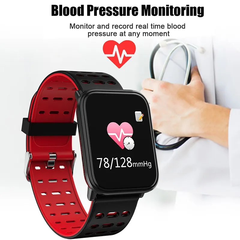 2019 BANGWEI Smart Sport Men Watch IP67 Waterproof Fitness Bluetooth Watches Pedometer Tracker Heart Rate Monitoring Smart Watch