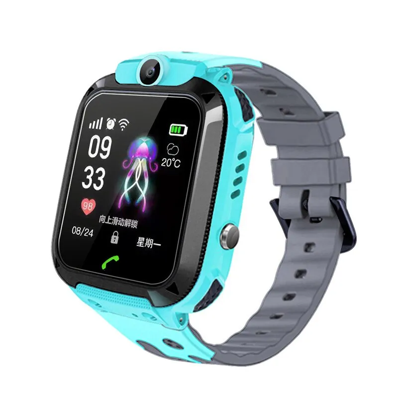 2019 kids Smart Watch LBS Positioning Tracker ip67 Waterproof Children Watch SOS Emergency Call Support SIM Card Baby Watch kids