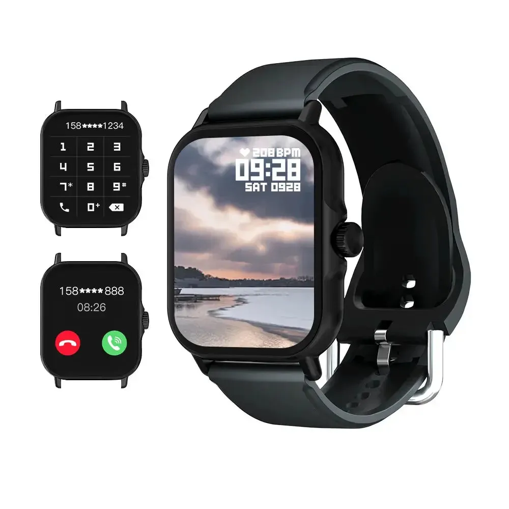 2024 New Bluetooth smart watch Low power ultra long standby heart rate monitor Android and IOS system waterproof sports watch