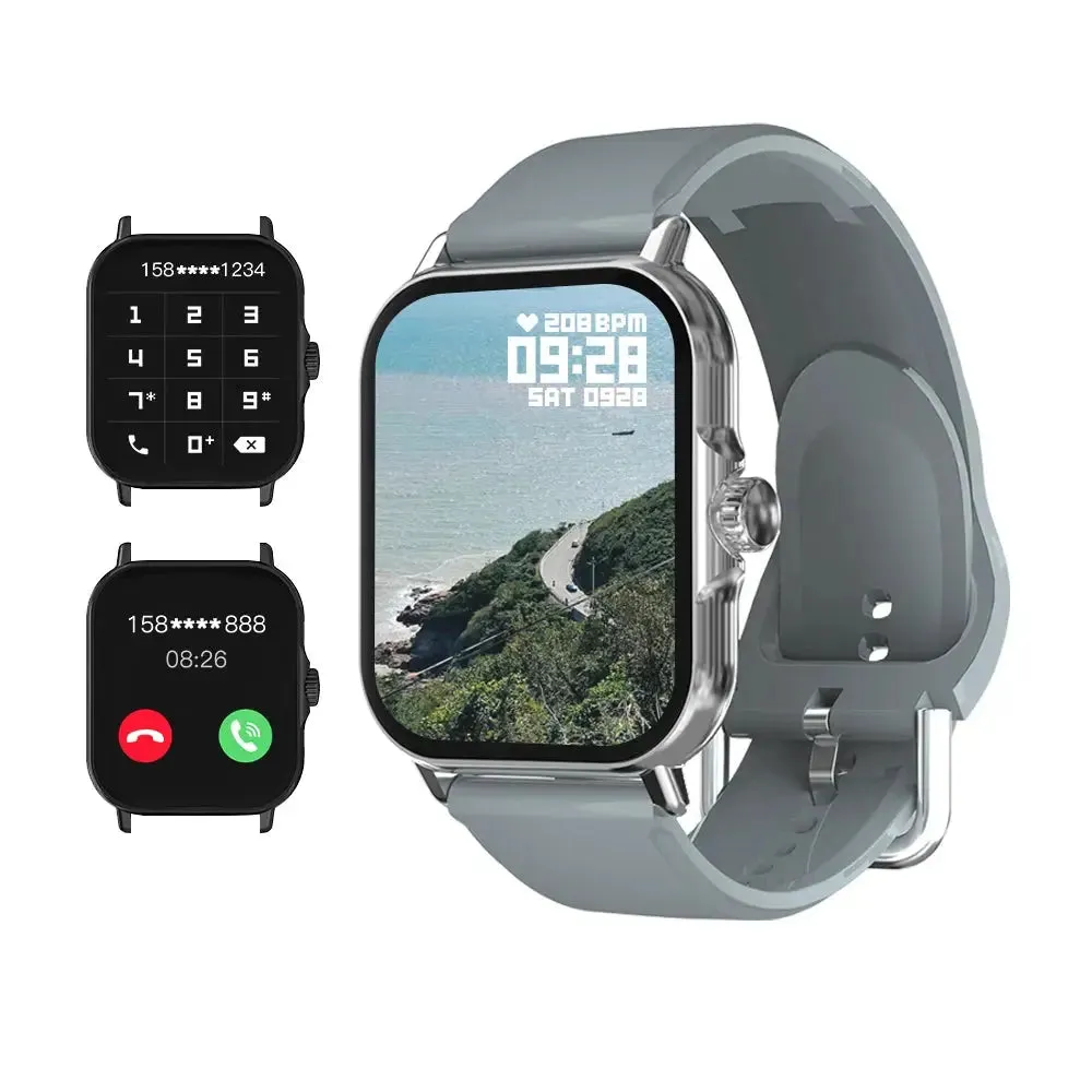 2024 New Bluetooth smart watch Low power ultra long standby heart rate monitor Android and IOS system waterproof sports watch