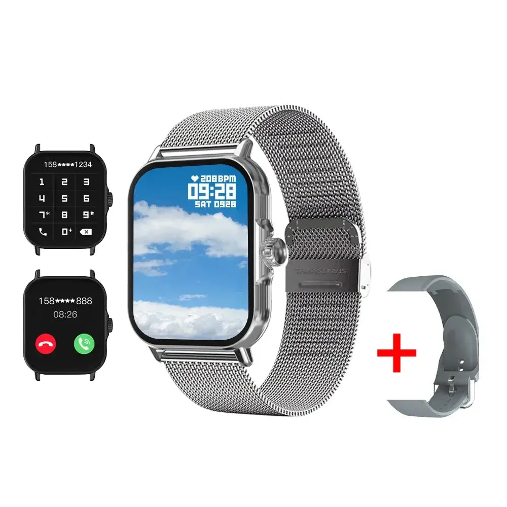 2024 New Bluetooth smart watch Low power ultra long standby heart rate monitor Android and IOS system waterproof sports watch