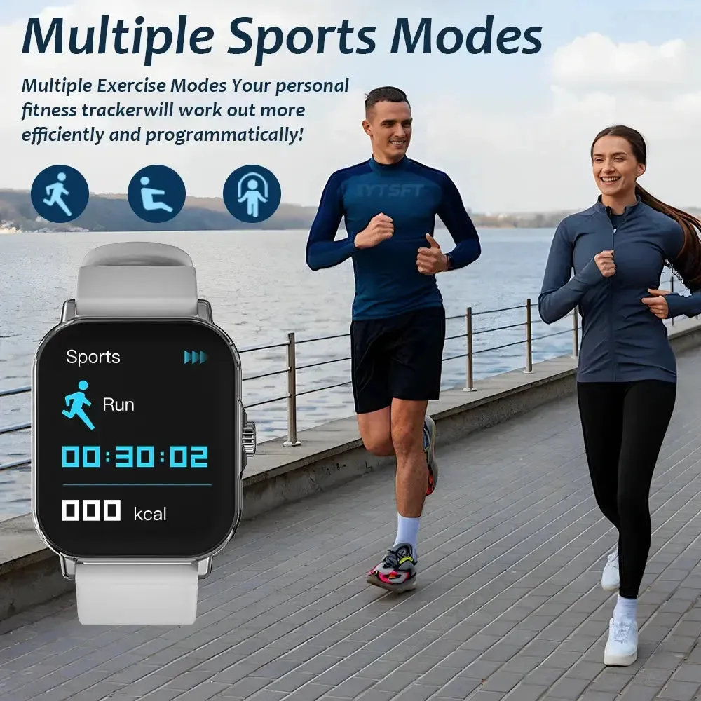 2024 New Bluetooth smart watch Low power ultra long standby heart rate monitor Android and IOS system waterproof sports watch