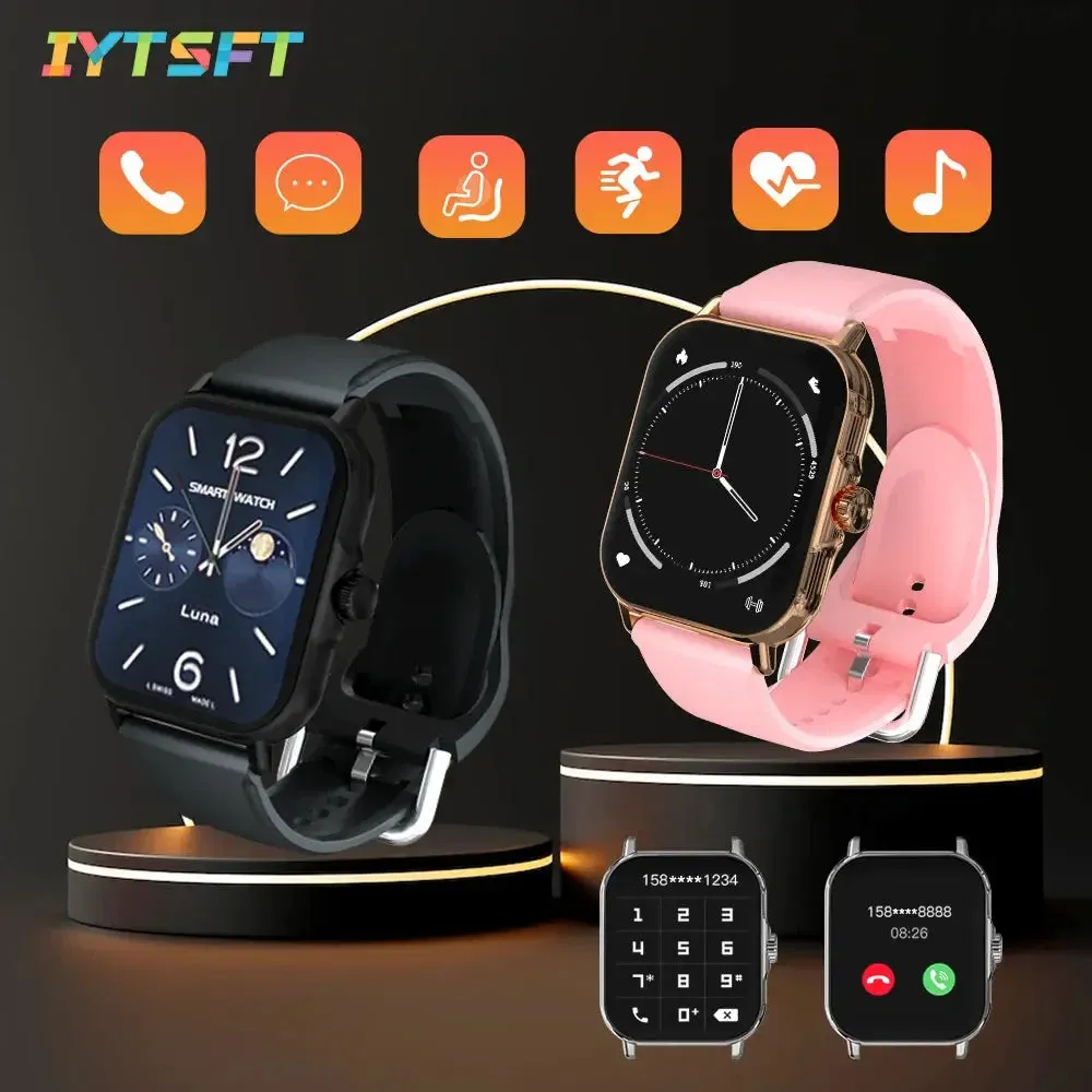 2024 New Bluetooth smart watch Low power ultra long standby heart rate monitor Android and IOS system waterproof sports watch