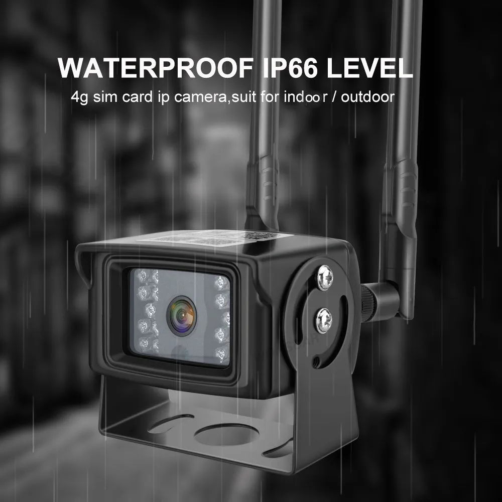 4G Mobile Mini Camera with 1080P & 5MP HD IP WiFi Camera Waterproof IP66 Free APP Monitoring