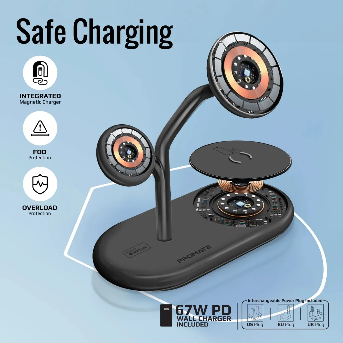 57W High Speed MagSafe Charging Station