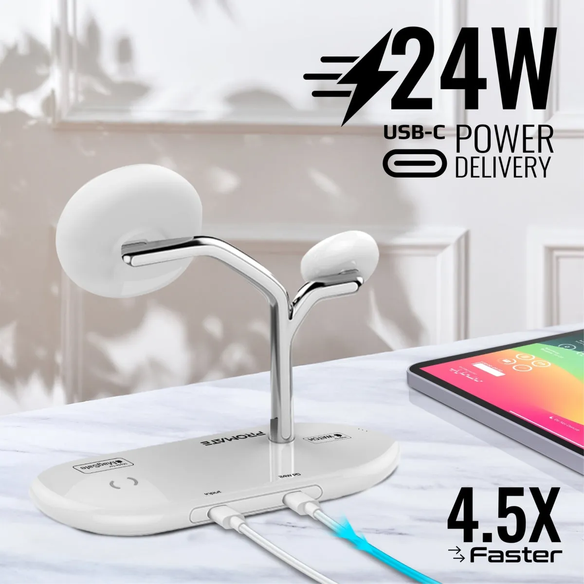 57W High Speed MagSafe Charging Station