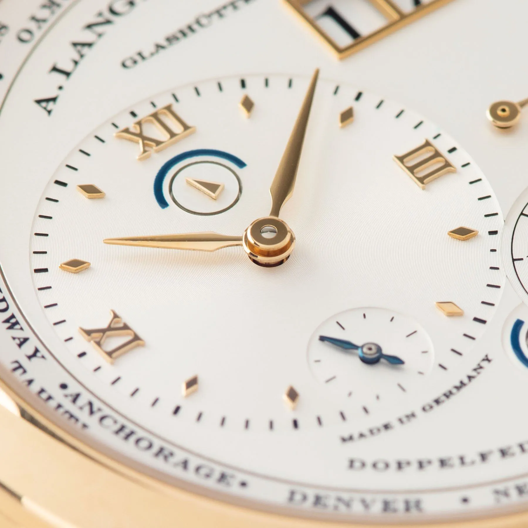 A. Lange & Söhne Lange 1 Time Zone Pink Gold