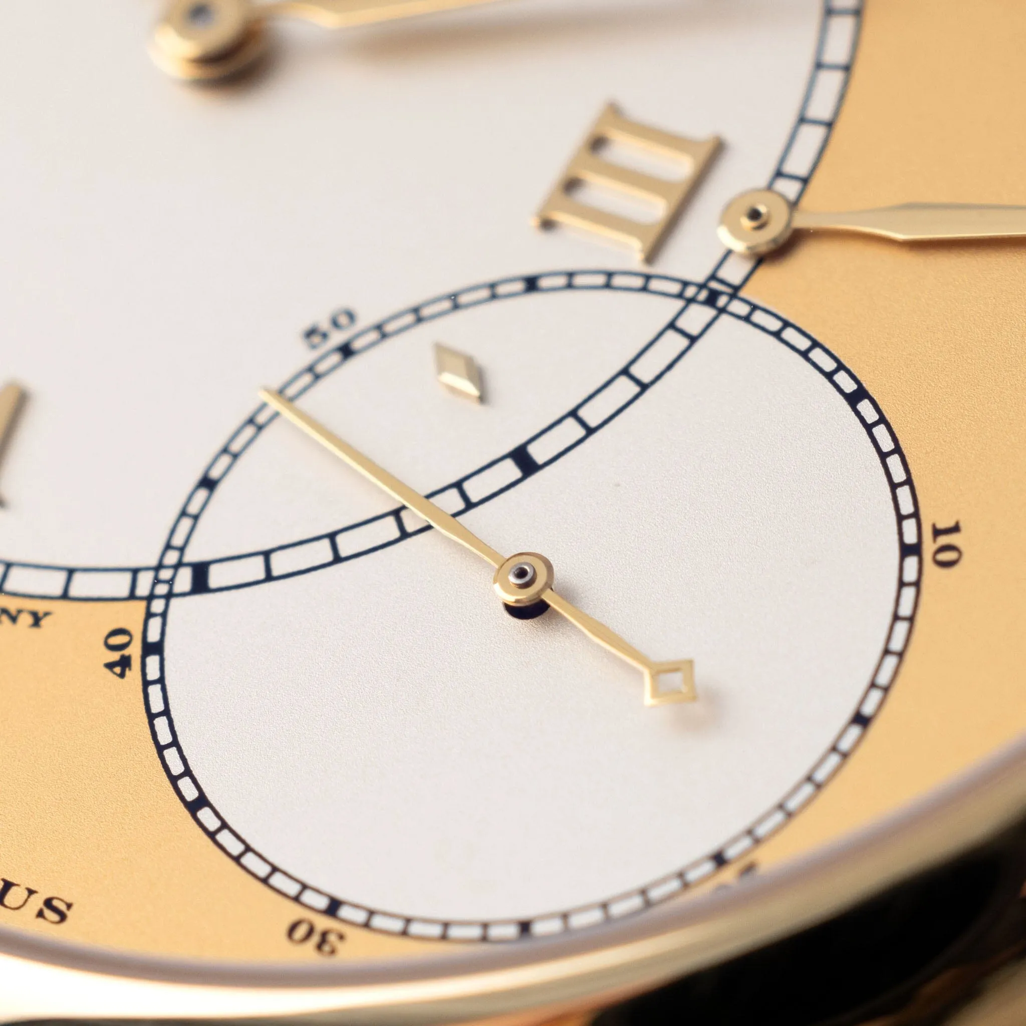 A. Lange &amp; Söhne Grand Lange 1 “ Grosse Lange” 18kt Yellow Gold Ref 115.021