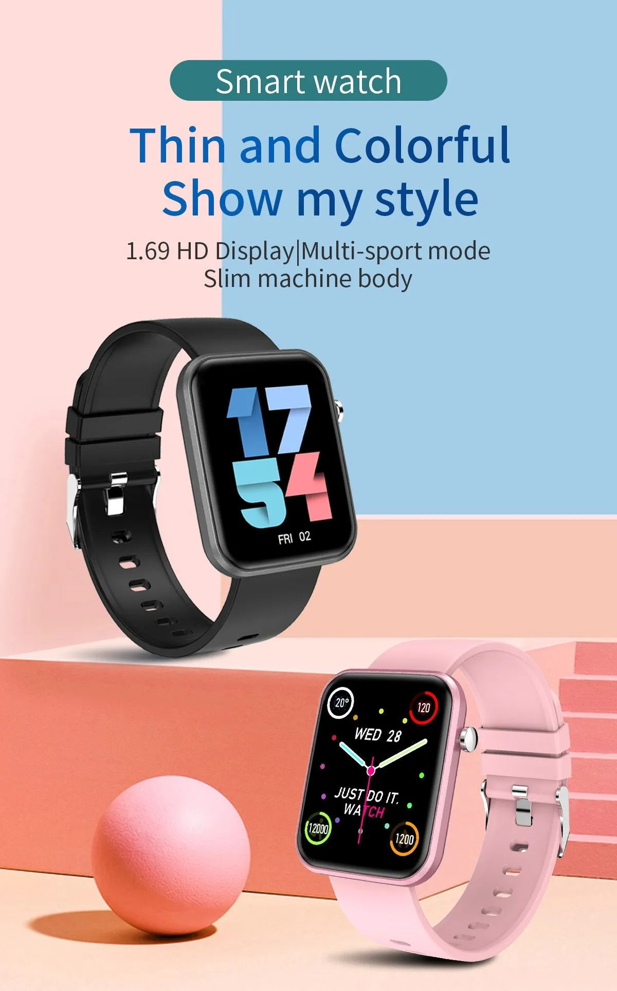 Advanced Smartwatch With Three Bands And Wellness   Activity Tracker