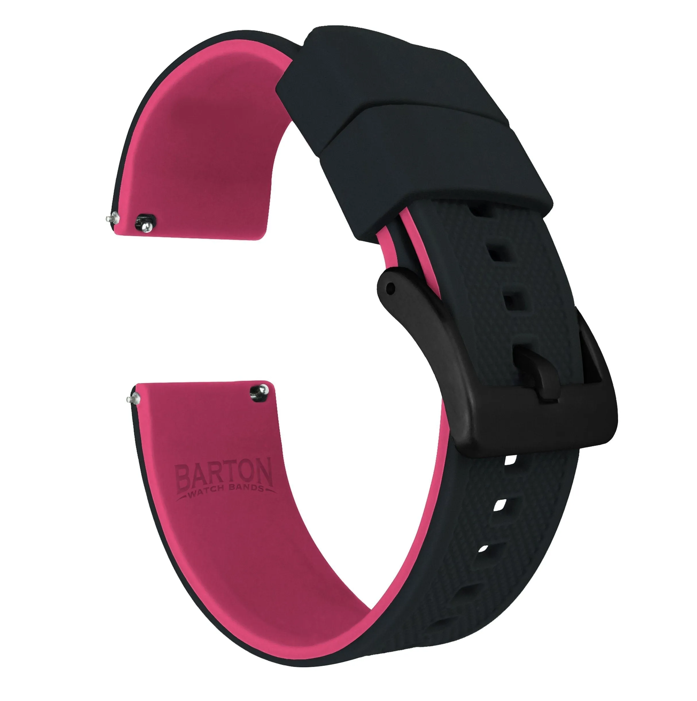 Amazfit Bip | Elite Silicone | Black Top / Pink Bottom