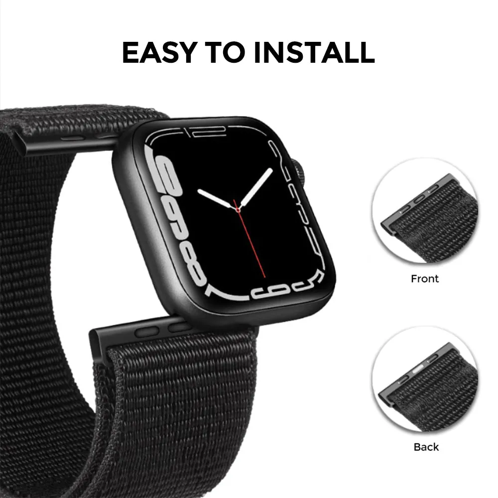 Apple Watch Ultra 49mm / 45mm / 44mm / 42mm | Nylon Sport Band | Seashell