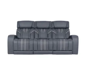 Avenger Sofa - Triple Power, Massage & Audio - Navy Fabric