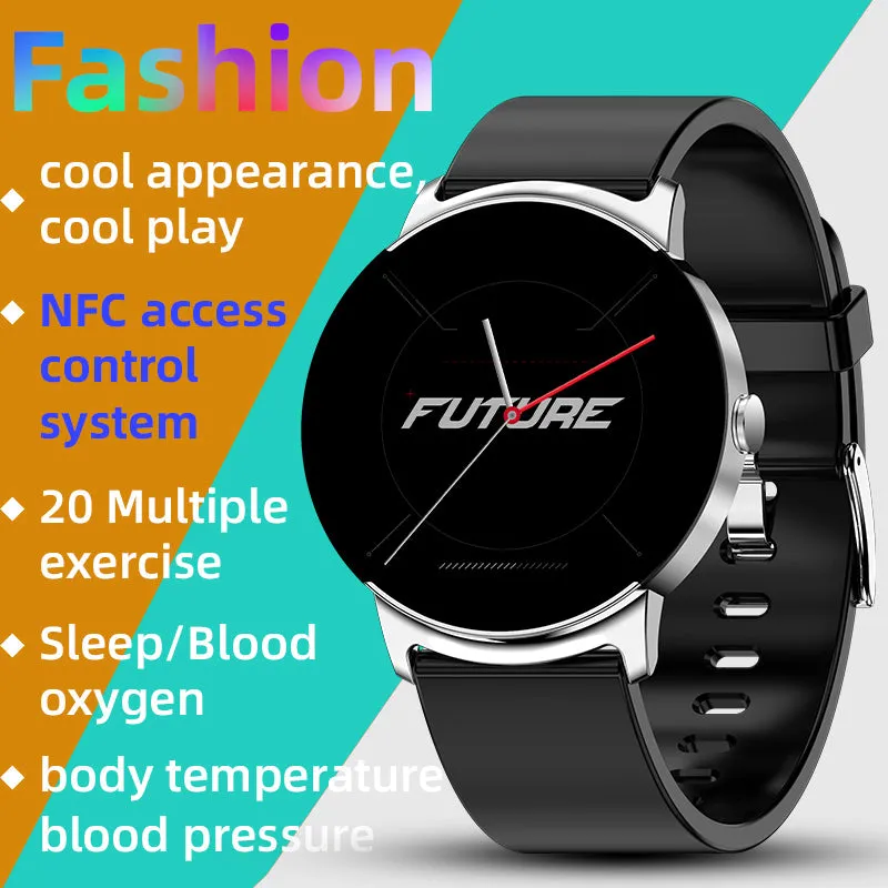 BEARSCOME BCKS02 Measure Blood Glucose Blood Oxygen Blood Pressure Heart Rate Bluetooth Smartwatch