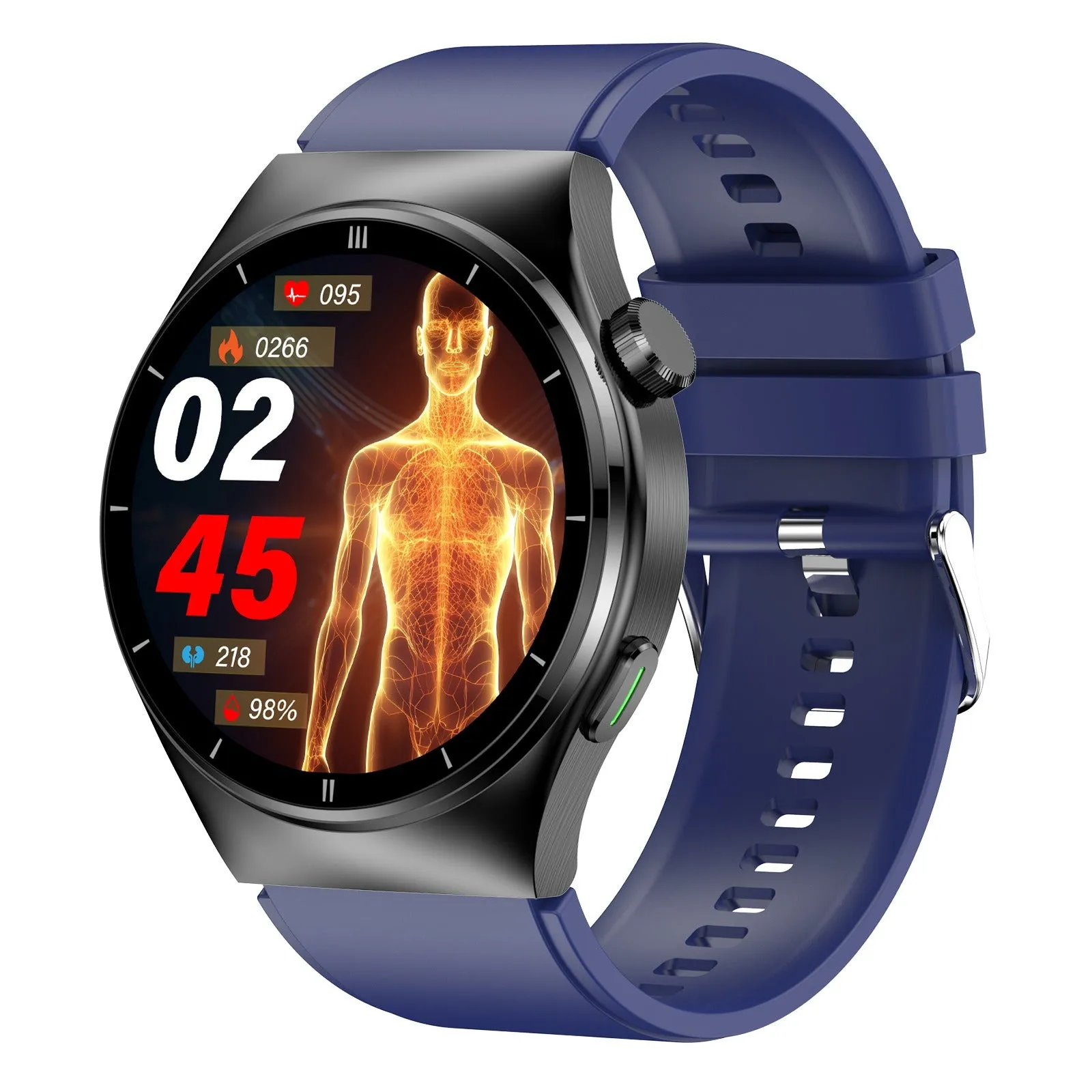 Bearscome F320 Laser therapy smart watch blood glucose blood oxygen uric acid lipid monitoring