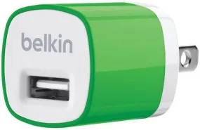 BELKIN F8J017ttGRN iPhone 6/6 Plus/5/5s 1-Amp MIXIT Home Charger (Green)