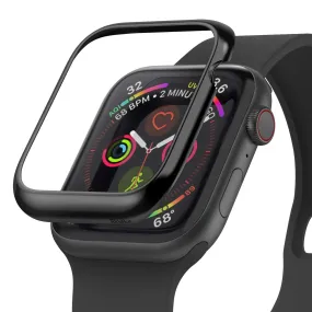 Bezel Styling for Apple Watch 40mm for Series 4 (2018) (AW4-40-03)  -  [Stainless Steel] Glossy Black