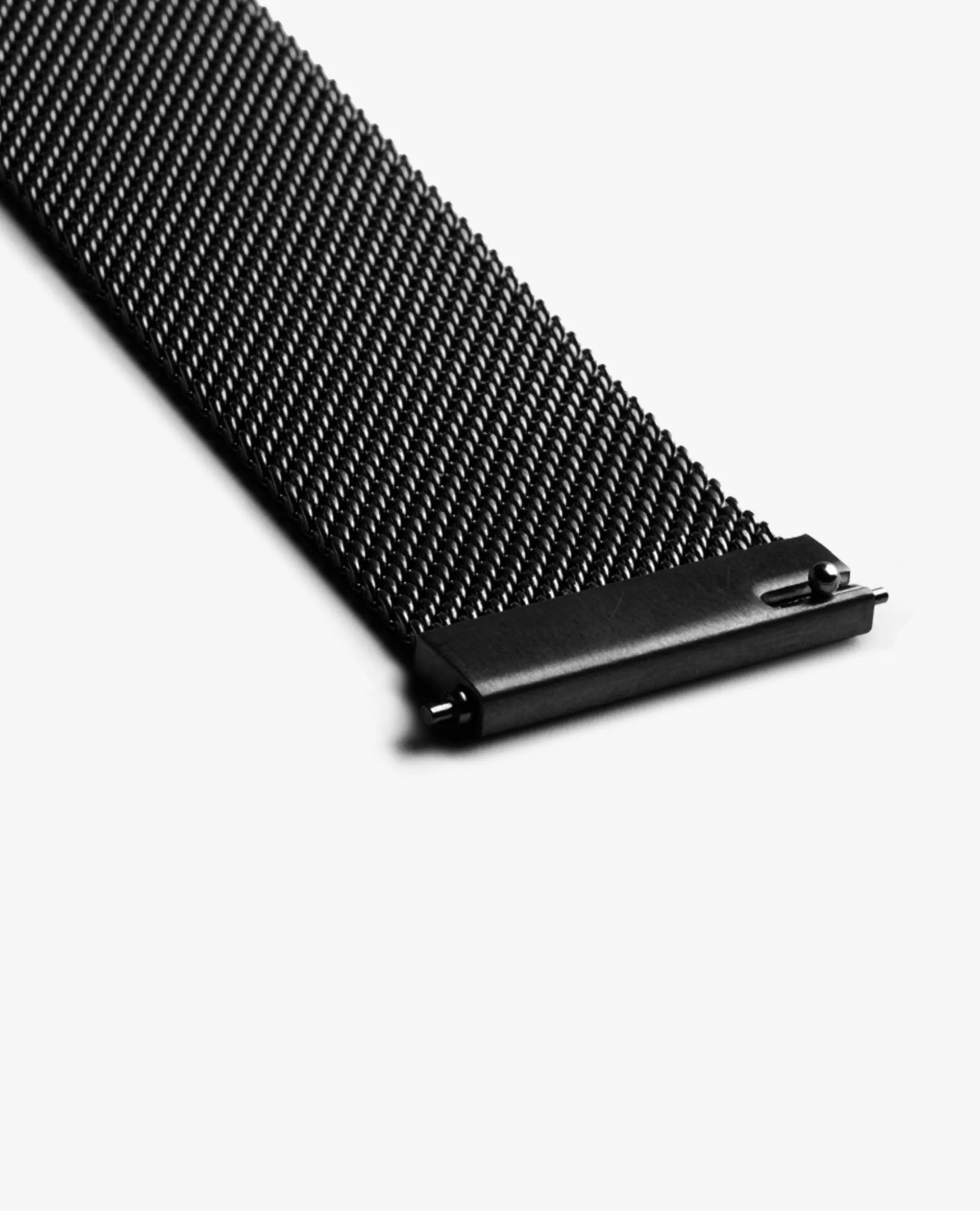 Black Milanese Loop Universal WatchBand (22mm)