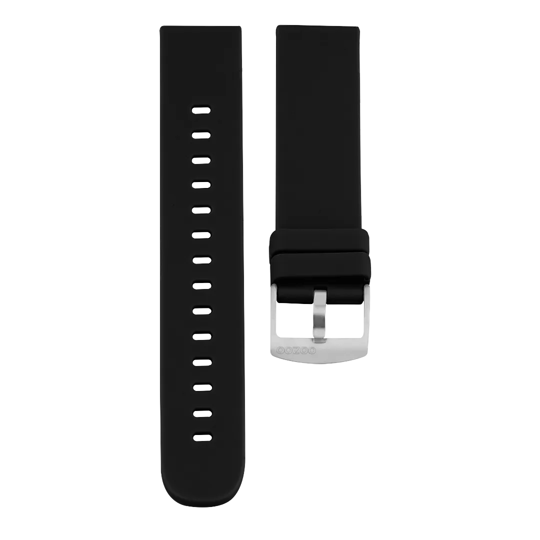 Black rubber strap