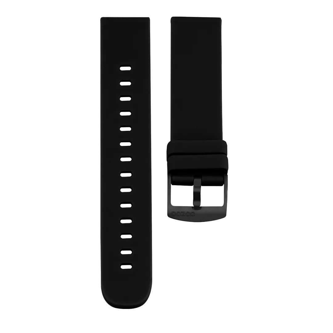 Black rubber strap