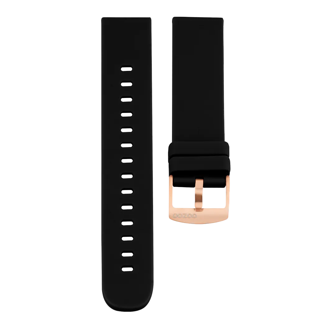 Black rubber strap