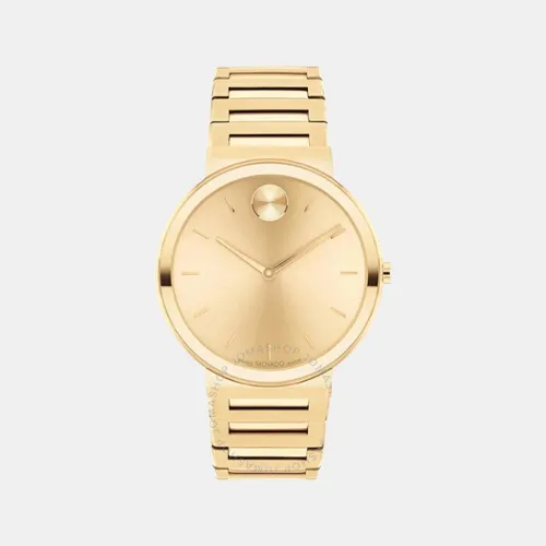 Bold Men's Gold Analog Stainless Steel Watch 3601081