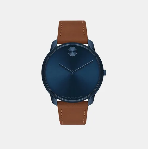 Bold Thin Men Analog Leather Watch 3600830