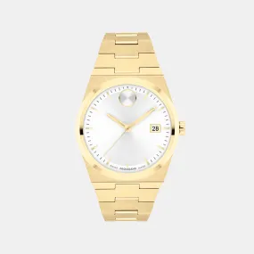 Bold Women Quartz White Dial Analog Stainless Steel Watch 3601187