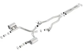 Borla 15-16 Dodge Charger SRT 392 6.4L No Tip Single Split Rear Exit ATAK w/ Valves Exhaust