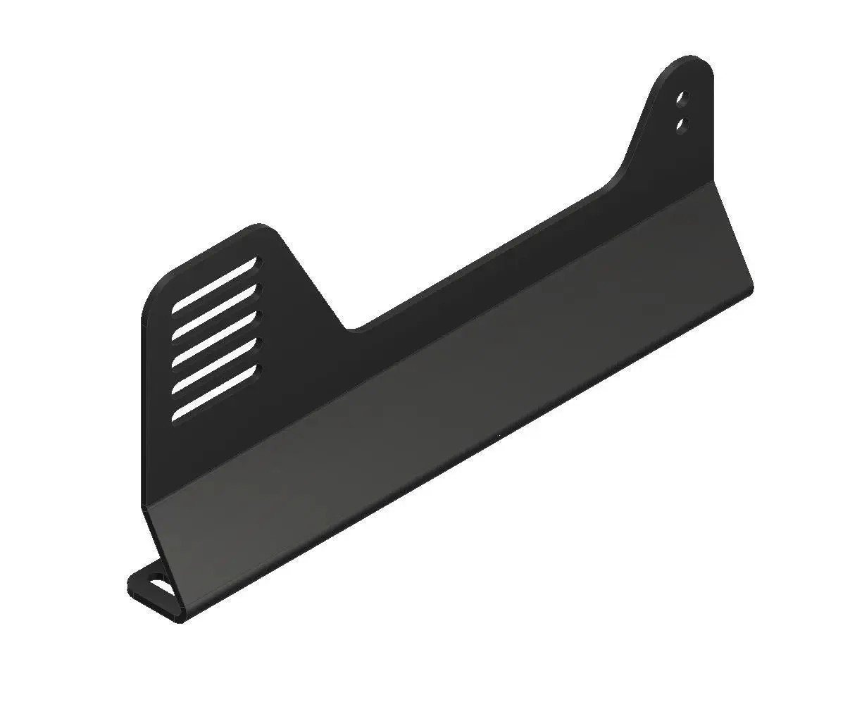 Bucket seat bracket set