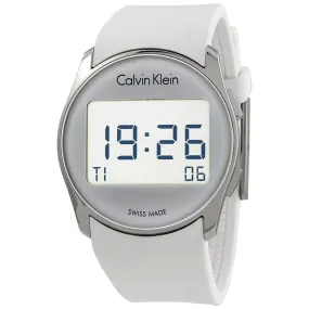 Calvin Klein Future Digital White Rubber Watch K5B23UM6