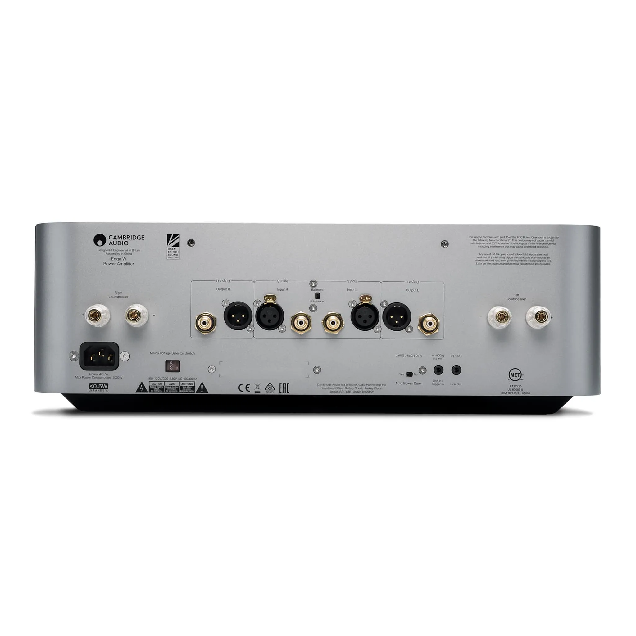 Cambridge Audio Edge W Stereo Power Amplifier (OPEN)