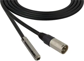 Canare Star-Quad Microphone Cable XLR Male to 1/4" TRS Female 100FT (Multiple Colors)