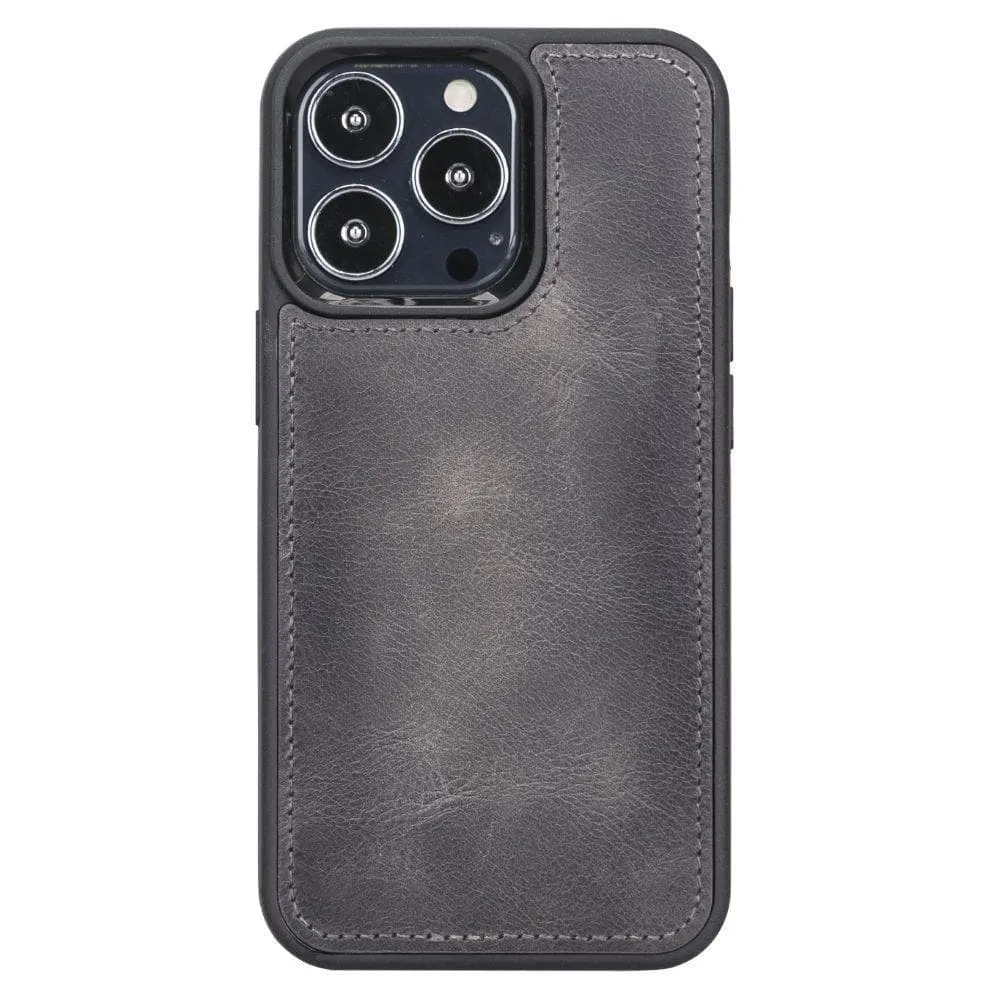 Carter iPhone 13 PRO Detachable Wallet Case, Tiguan Gray