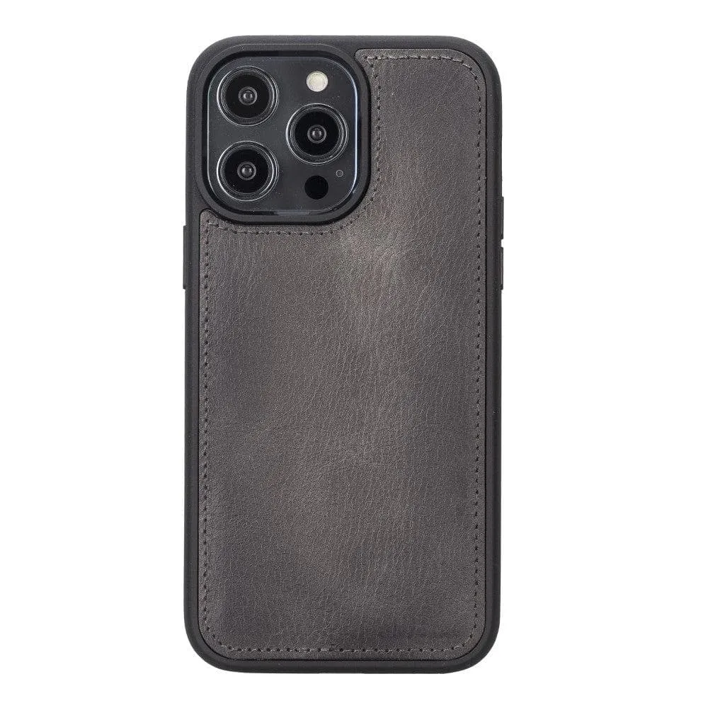 Carter iPhone 14 Pro Detachable Wallet Case, Vesselle Gray