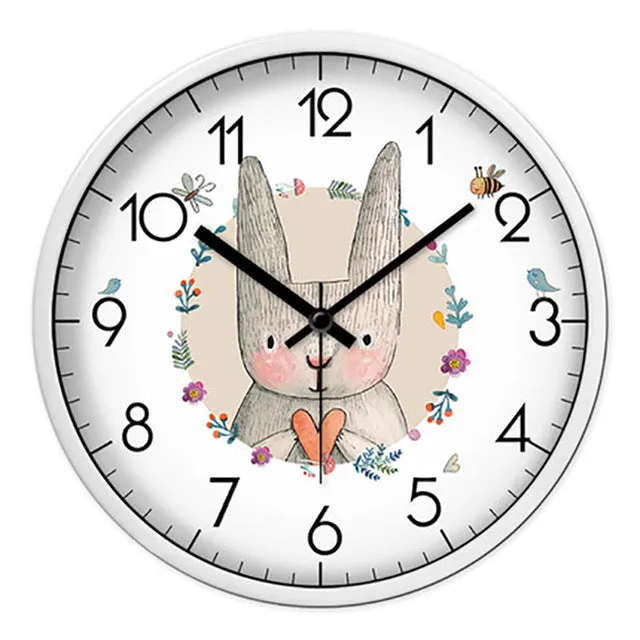 Cartoon Living Room Wall Clock Creative Children Home Wall Watch Digital Unique Wanduhren Best Selling 2018 Products 50A0129