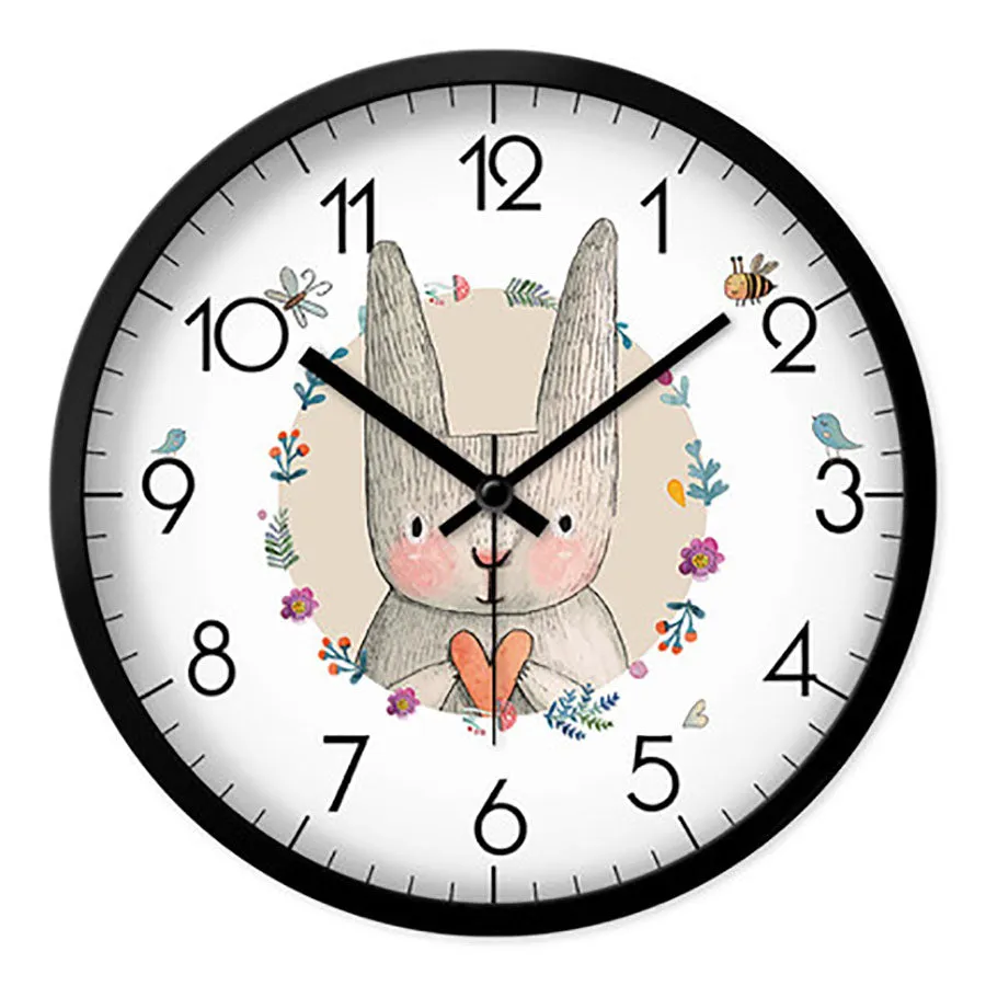 Cartoon Living Room Wall Clock Creative Children Home Wall Watch Digital Unique Wanduhren Best Selling 2018 Products 50A0129