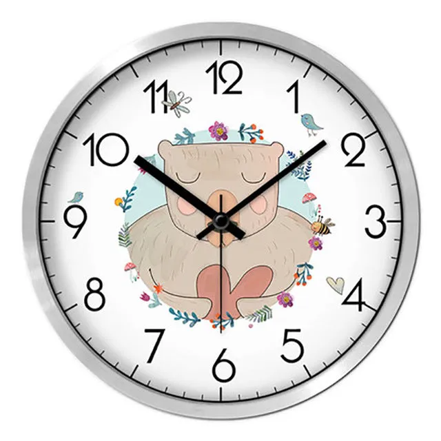 Cartoon Living Room Wall Clock Creative Children Home Wall Watch Digital Unique Wanduhren Best Selling 2018 Products 50A0129