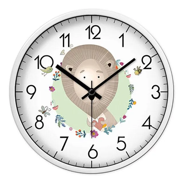 Cartoon Living Room Wall Clock Creative Children Home Wall Watch Digital Unique Wanduhren Best Selling 2018 Products 50A0129