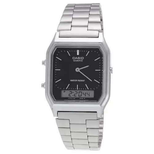 Casio Analog Digital Men's Watch Dual Time AQ-230 AQ230A