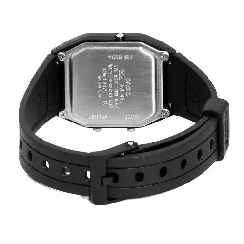 CASIO ANALOG DIGITAL MENS WATCH DUAL TIME AW48HE-9