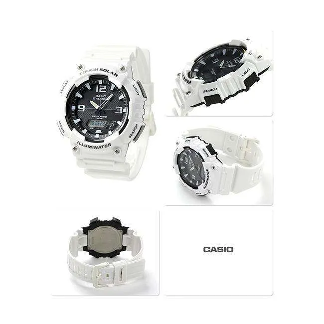 Casio AQ-S810WC-7A White Solar Powered Watch for Men