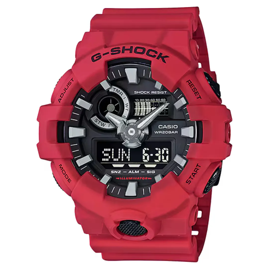 CASIO G-SHOCK ANALOG-DIGITAL GA-700 SERIES GA700-4A