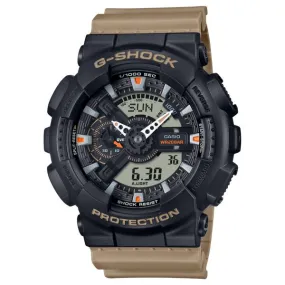 Casio G-Shock Analog - Digital Watch GA110TU-1A5 Black - Brown - Orange