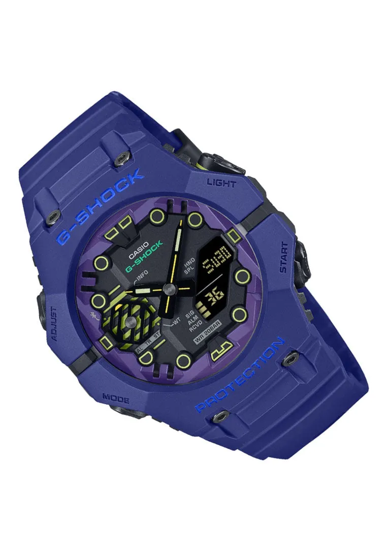 Casio G-shock GA-B001CBR-2A Digital Analog Rubber Strap Bluetooth Watch For Men