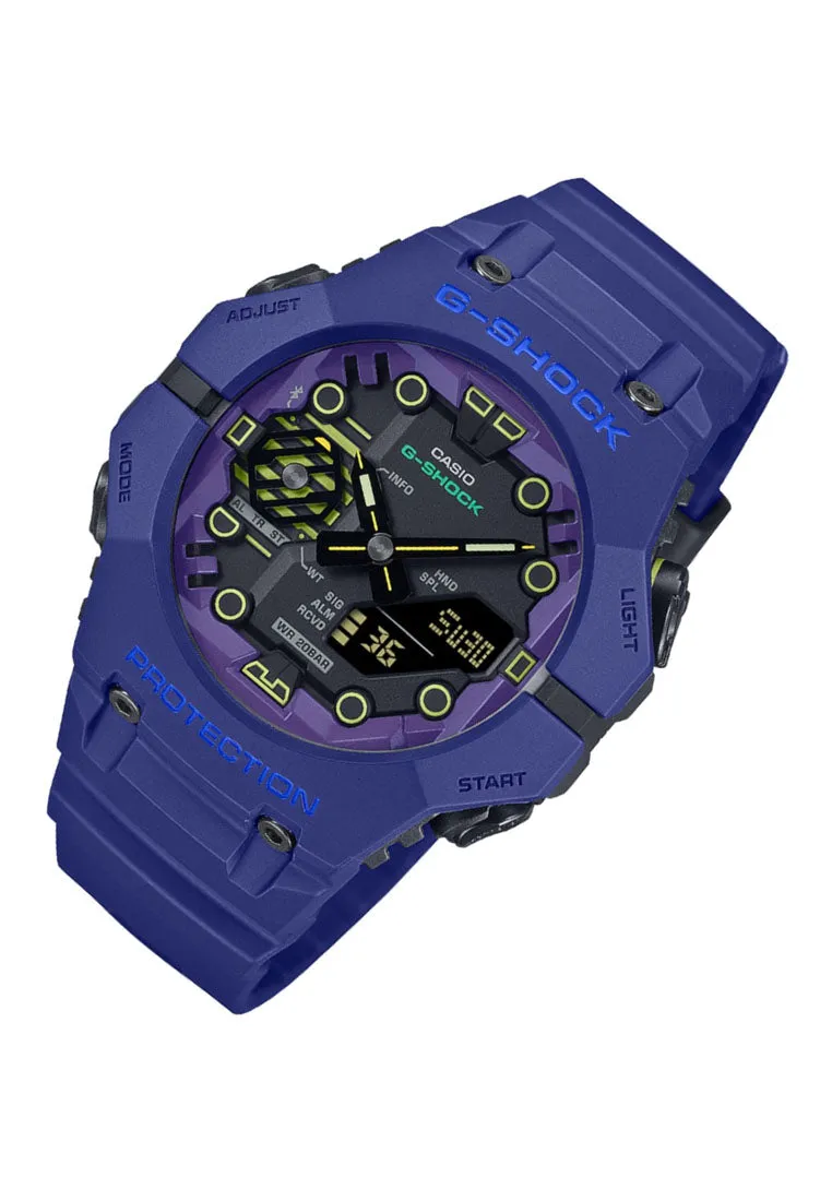 Casio G-shock GA-B001CBR-2A Digital Analog Rubber Strap Bluetooth Watch For Men