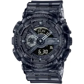 Casio G-Shock GA110SKE-8A Grey Clear Translucent Transparent Jelly Watch