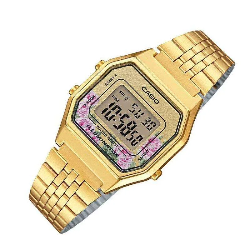 Casio LA680WGA-4CDF Gold Stainless Watch for Women